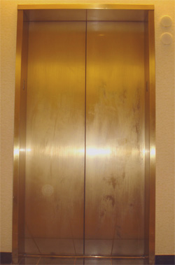 Bronze elevator - before